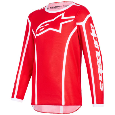 dětský dres Alpinestars Fluid Apex youth 2026 red/white