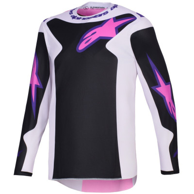 dres Alpinestars Fluid Grid 2026 black/light grey/purple