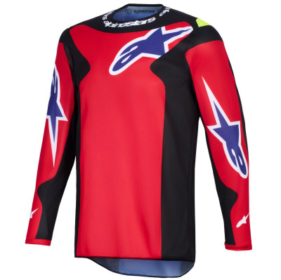 dres Alpinestars Fluid Grid 2026 red/black/purple/yellow fluo