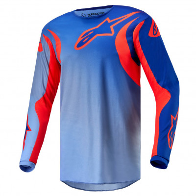 dres Alpinestars Fluid Lucent 2024 blue/light blue/orange