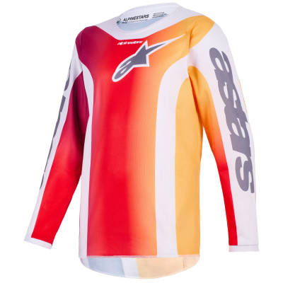 dětský dres Alpinestars Fluid Portl youth 2026 red/orange/light grey