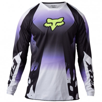 Dres Fox Racing 180 Morphic Jersey 2023 Black/White