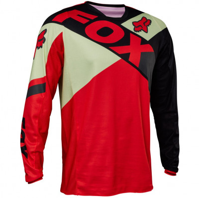 Dres Fox Racing 180 Xpozr Jersey 2023 Fluo Red