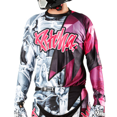 dres Pitcha PXRN jersey 2025 black/pink/girls