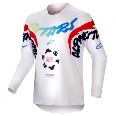 dětský dres Alpinestars Racer Hana 2024 white/multicolor