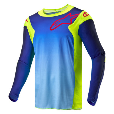 dres Alpinestars Racer Hoen 2024 yellow fluo/blue/red