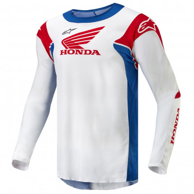 dres Alpinestars Racer Iconic Honda kolekce 2024 white/blue/red/black
