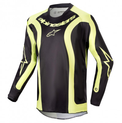 dětský dres Alpinestars Racer Lurv 2024 black/yellow fluo