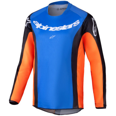 dětský dres Alpinestars Racer Melt 2025 orange/blue