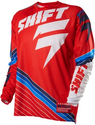 Dres Shift Strike Stripes Jersey Red 