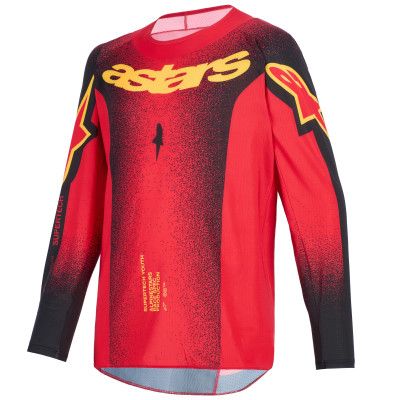 dětský dres Alpinestars Supertech Scenz youth 2026 red/black/yellow