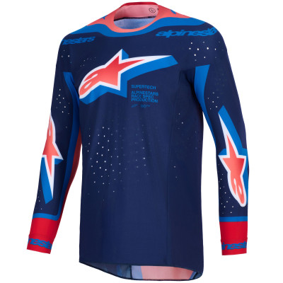dres Alpinestars Supertech Vista 2026 dark blue/coral/cobalt