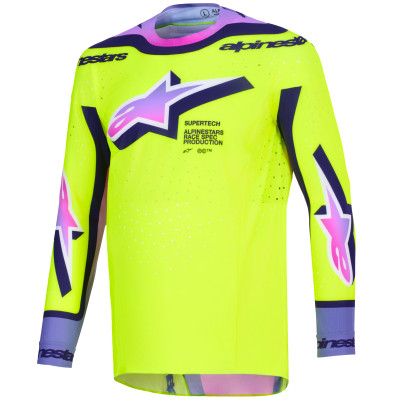 dres Alpinestars Supertech Vista 2026 yellow fluo/purple/black