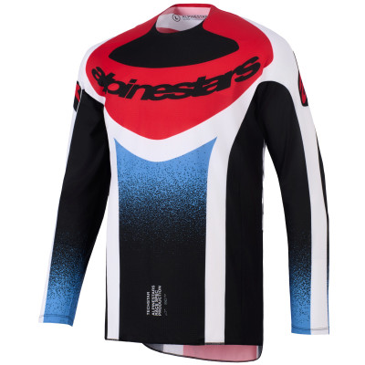 dres Alpinestars Techstar Knif 2026 black/white/blue/red