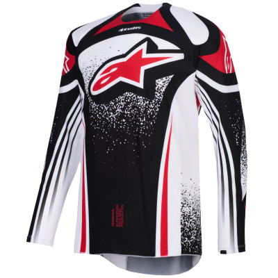 dres Alpinestars Techstar Nomur 2026 black/white/red