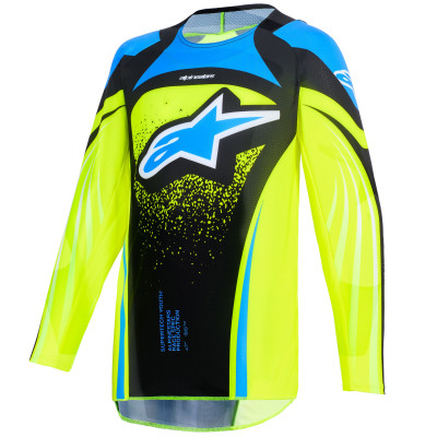 dětský dres Alpinestars Techstar Nomur youth 2026 dark blue/yellow fluo/blue