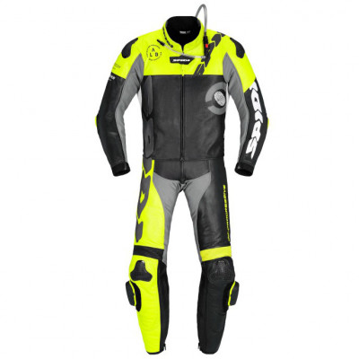 dvoudílná kombinéza Spidi DP Progresive Touring black/yellow fluo/white/grey