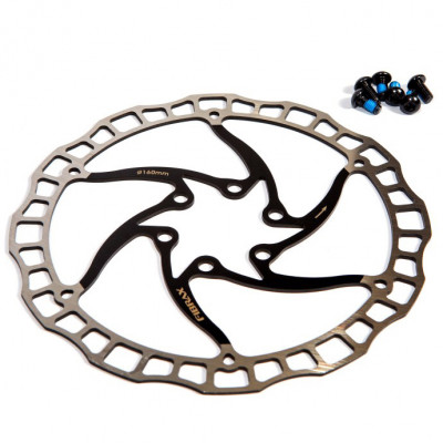 Fibrax brzdový kotouč Lightweight 140mm černý