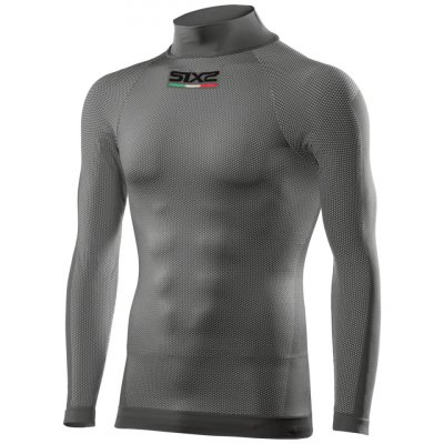triko SIXS TS3 s dl. rukávem a rolákem grey