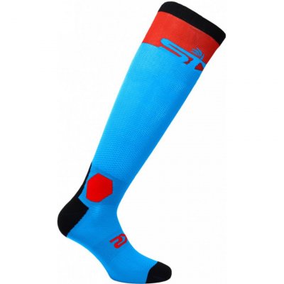 funkční podkolenky Sixs Long  Racing blue/red