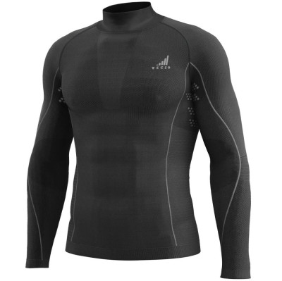 triko s dlouhým rukávem Tecso K-Merino black