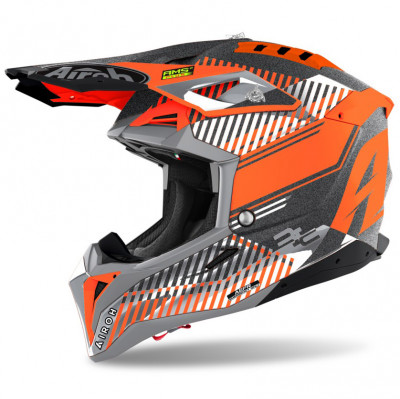 Helma Airoh Aviator 3.0 Wave orange/chrome