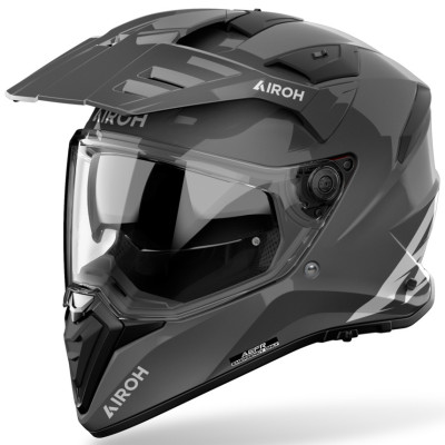 helma Airoh Bandit Color 2025 dark grey shiny