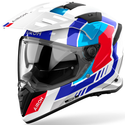 helma Airoh Bandit Horn 2025 shiny white