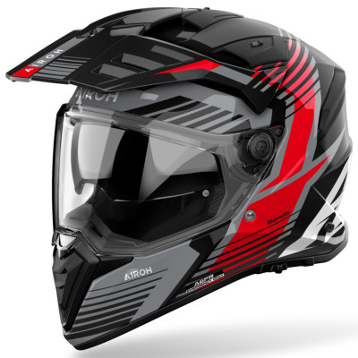 helma Airoh Bandit Spicy 2025 shiny red