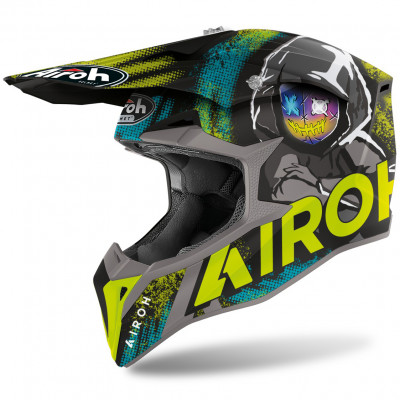 Helma Airoh Wraap Alien 2022 yellow matte