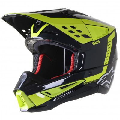 Helma Alpinestars S-M5 Beam black anthracit/yellow fluo glossy