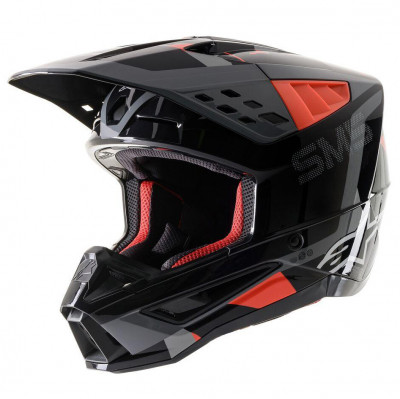 Helma Alpinestars S-M5 Rover anthracit/red fluo/grey camo