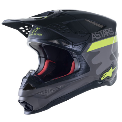 Helma Alpinestars Supertech S-M10 Limited Edition AMS grey/white/yellow fluo/black