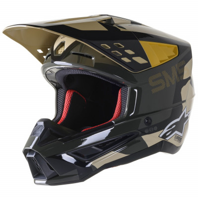 Helma Alpinestars S-M5 Rover sand camo/mandarin glossy