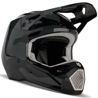 Helma Fox V1 Bnkr Helmet 2024 Black Camo