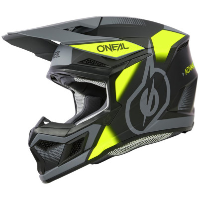 helma O´Neal 3SRS Vision black/yellow/grey