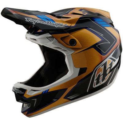helma Troy Lee Designs D4 Composite royalty black gold