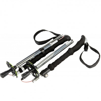 hůlky na splitboard nitro 4 PCS alu Splitboard Poles black/grey/green