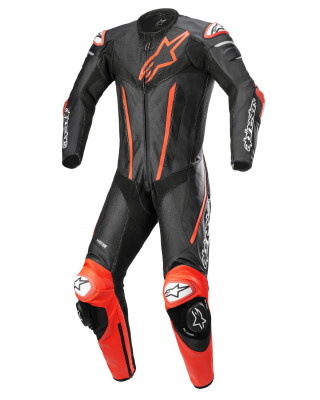 jednodílná kombinéza Alpinestars Fusion black/red fluo
