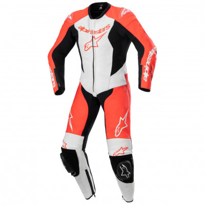 dětská jednodílná kombinéza Alpinestars GP Plus 2 red fluo/white/black