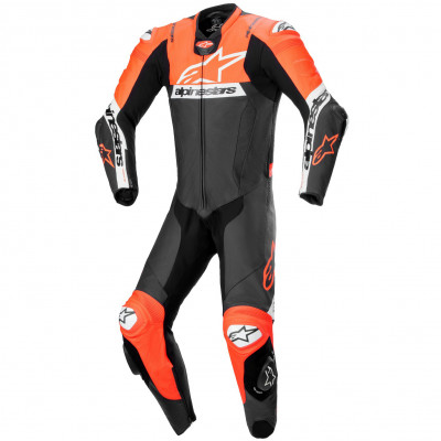 jednodílná kombinéza Alpinestars Missile 2 Ward 2025 black/red fluo/white