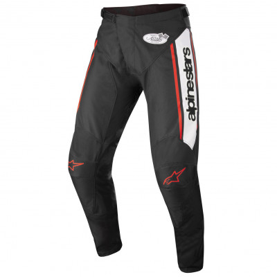 Kalhoty Alpinestars Racer Flagship black/white/red fluo