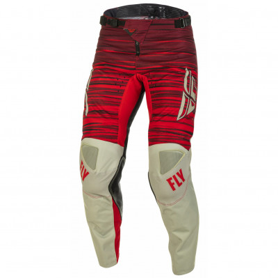 kalhoty Fly Racing Kinetic Wawe 2022 grey/red