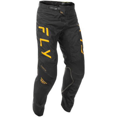 kalhoty Fly Racing Kinetic Centre 2025 black/gold