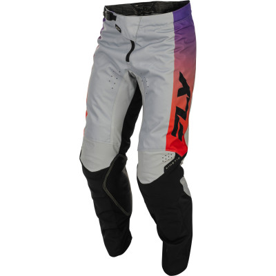 kalhoty Fly Racing Kinetic USA 2026 grey/red/purple/black