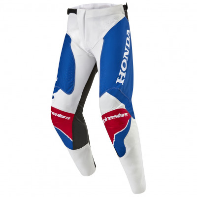 kalhoty Alpinestars Racer Iconic Honda 2024 white/blue/red/black