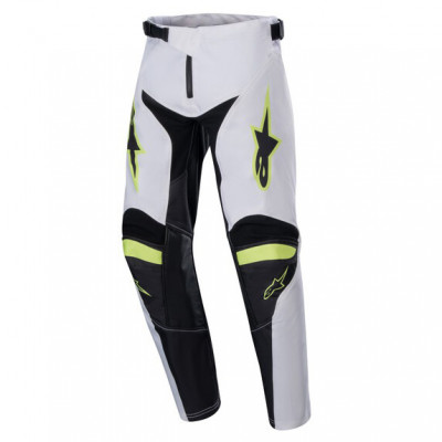 dětské kalhoty Alpinestars Racer Lucent 2024 white/black/yellow fluo
