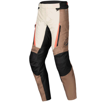 kalhoty Alpinestars ST 1 Waterproof 2025 dark khaki/sandy/black/red fluo