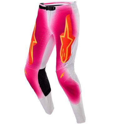kalhoty Alpinestars Supertech Limited Edition MIG 2025 pink fluo/white/orange