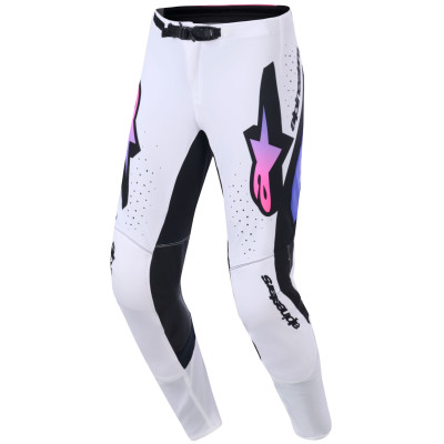kalhoty Alpinestars Supertech Pro Vista 2026 white/purple/black